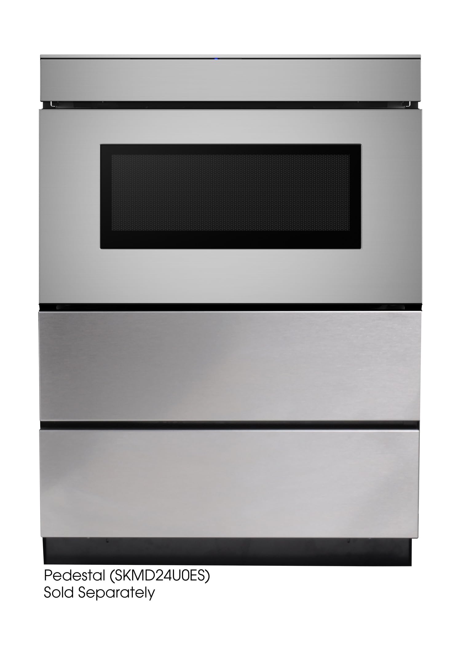 SHARP SMD2479JS Smart Microwave Drawer Oven with Easy Wave Open, 24-inch, 1.2 Cubic Feet, 950 Watt, Concealed Glass Touch Control Panel, Compatible with Alexa Certified, Stainless Steel