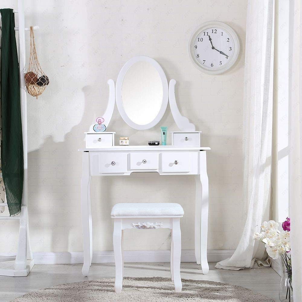 Best Vanity Mirror With Lights And Table Set For Kids
