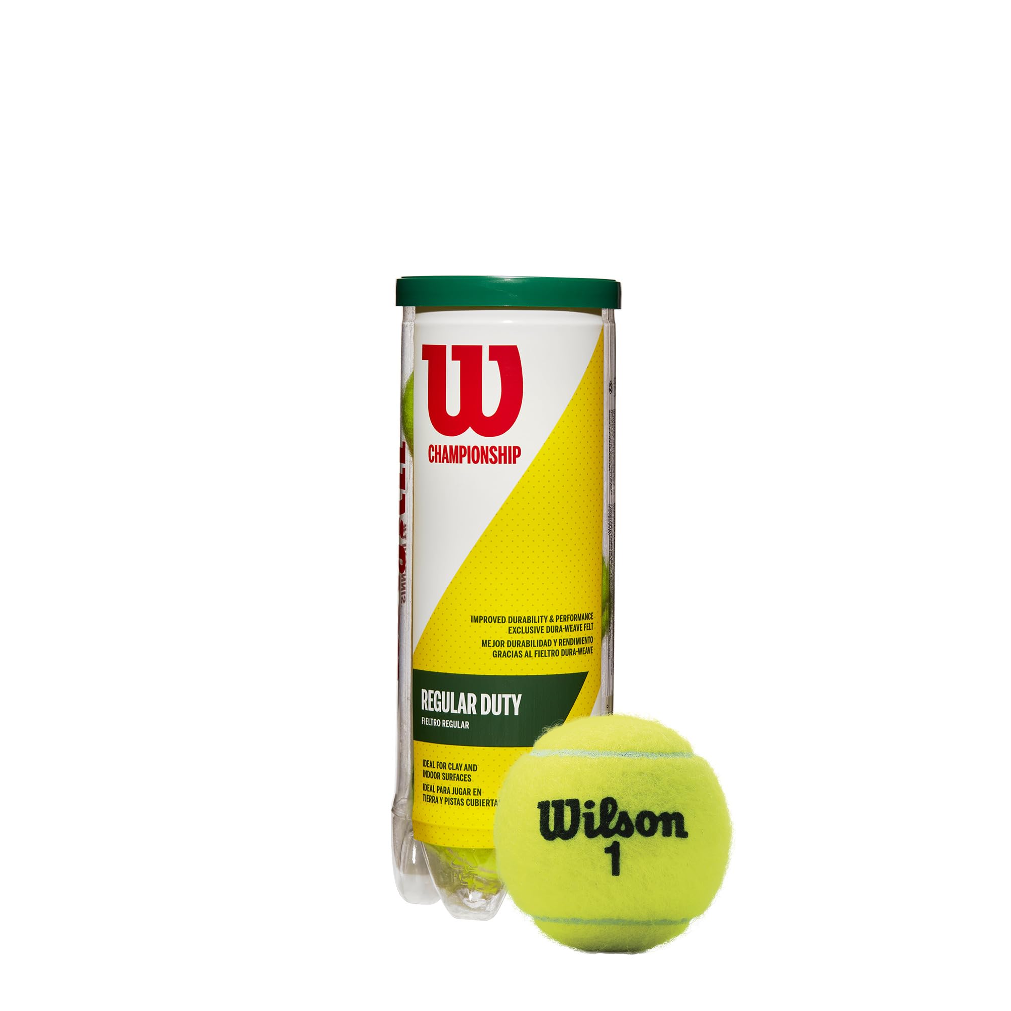 Wilson Championship Tennis Balls - Regular Duty, Single Can (3 Balls)
