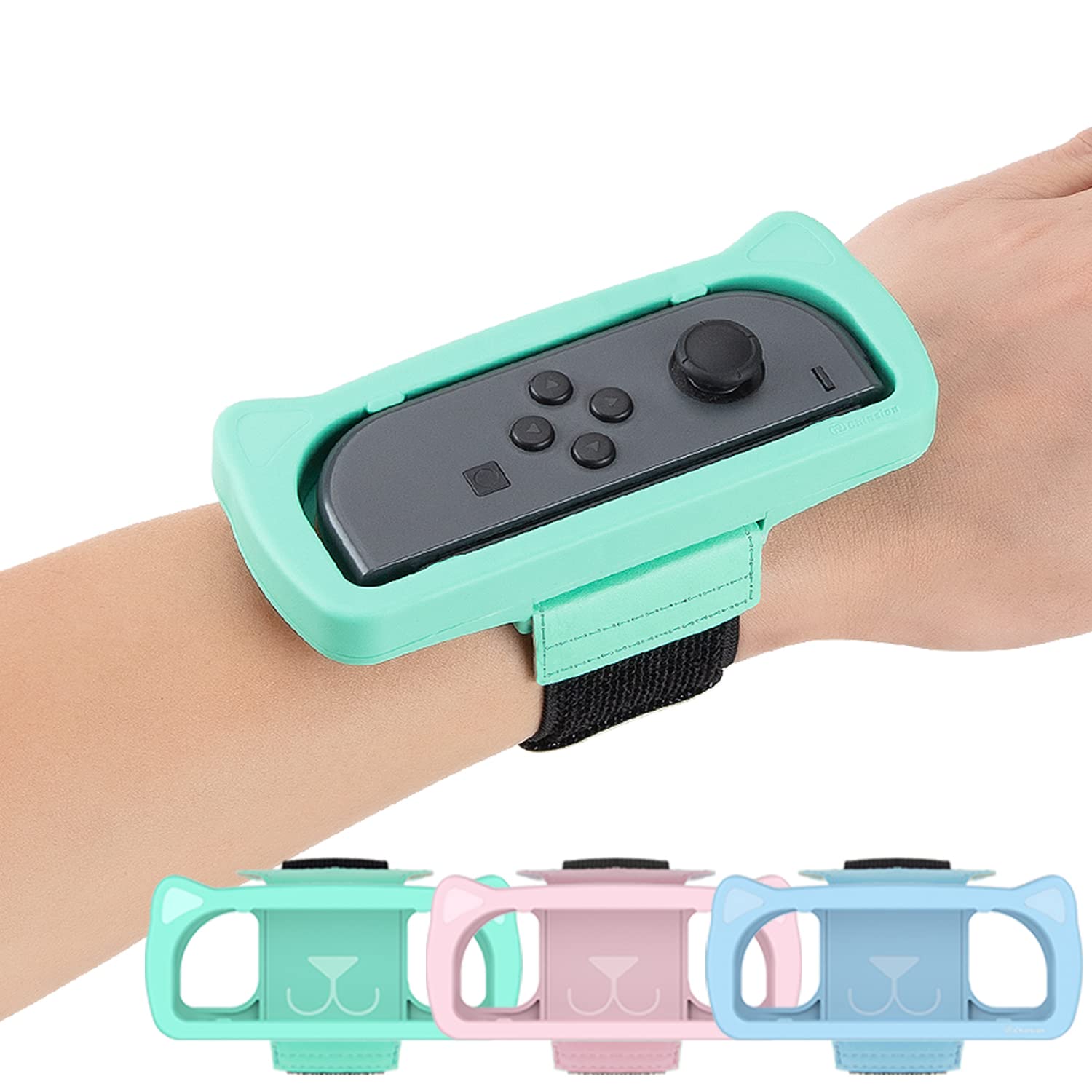 ID CHINSION Wristbands for Just Dance 2026 2025 2024 2023 Switch Game, Adjustable Elastic Straps Compatible with Nintendo Switch 1 Joycons for Adults Teens and Kids, Pack of 3