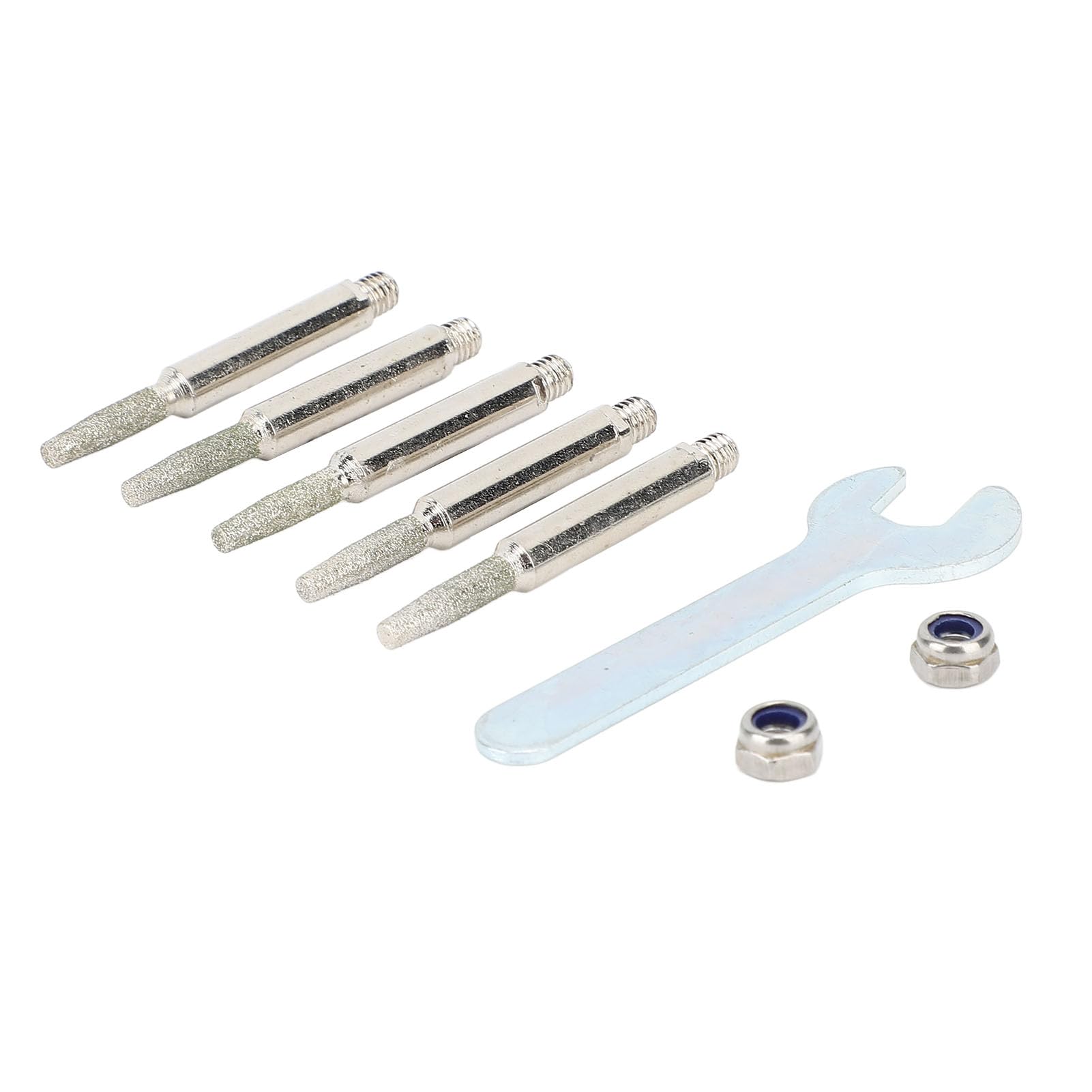 5 Pcs Chainsaw Sharpener Bits, M5 Thread Chainsaw Sharpening Kit Chainsaw Sharpener