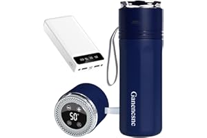 GANENCSNC Electric Insulin Cooler Travel Case TSA Approved，USB Type-C Smart Cooling, 20000mAh Power Bank ，Large Capacity Medication Cooler，Medical Cooler for Travel （Blue,inclued 20000mAh Power Bank ）