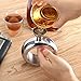 Fashion Bracelet Flask Creative Hidden Stainless Steel Wine Bangle with Funnel (Silver)