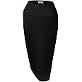 Reg and Plus Size Pencil Skirts for Women Below The Knee. Work,Weekends,Date Nights,Sexy Office Business Bodycon Skirts