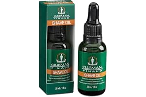Clubman Pre Shave Oil – Pre Shave Oil for Men, Moisturizes Skin, Prevents Razor Burn, Nicks & Cuts, Shaving Oils for Men, 1 fl oz