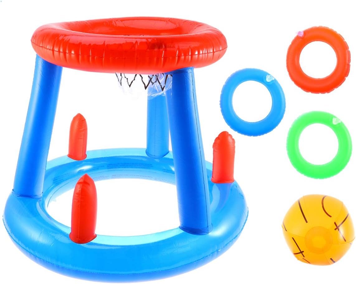BESPORTBLE 1 Set Pool Inflatable Toy of Water Basketball Hoop, Floating
