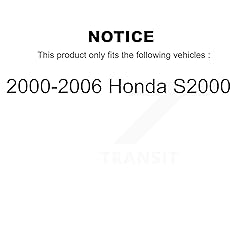 Transit Auto Front Rear Ceramic Disc Brake Pads Kit