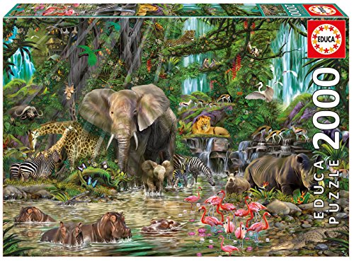 Educa African Jungle Puzzle, 2,000-Piece