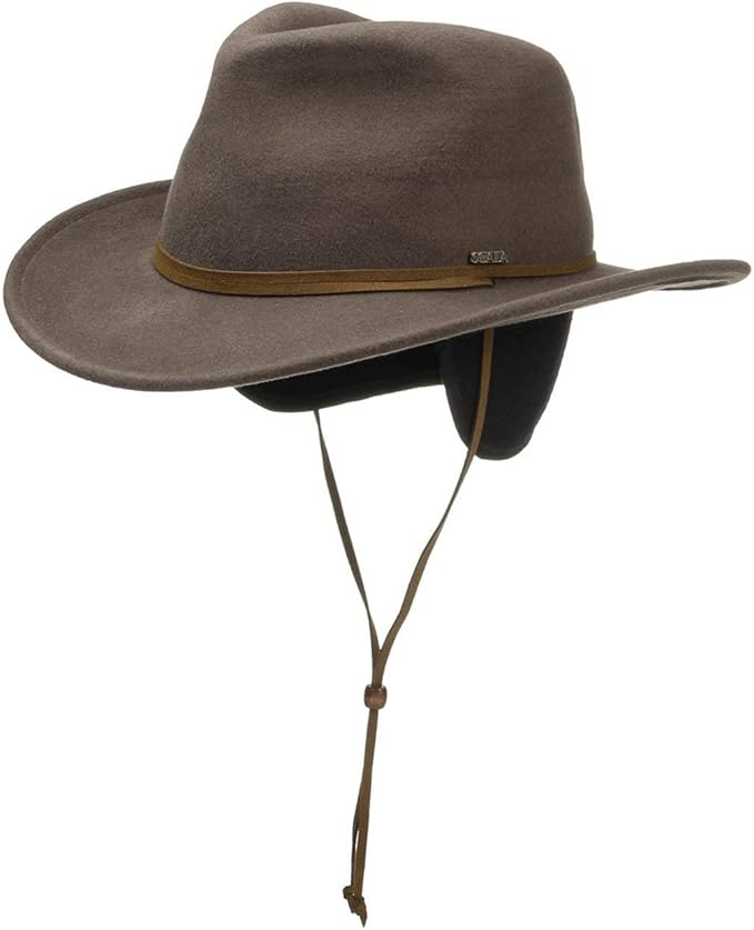 felt hat with ear flaps