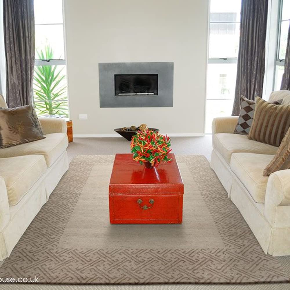 Buy My Carpet and Rugs Beige Color Super Soft Premium Modern Design