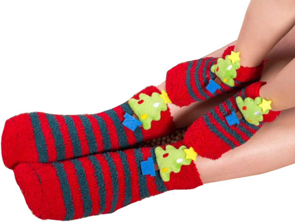 Mayskey Mommy and Baby Matching Sock Thermal Christmas Family Crew Casual Unisex Socks 2 Pairs By Mayskey