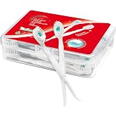 Malisseladi Mini Disposable Toothbrushes with Toothpaste and Toothpick, Tongue Cleaners, Reduce Bad Breath, Tongue Scraper, Prepasted Toothbrush, Pick for Work or Travel (Mint, 20pcs)