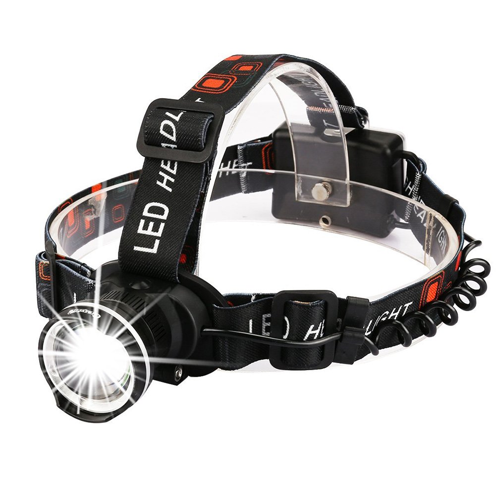 Waterproof LED Headlamp Super Bright Headlight Flashlight 3 Modes