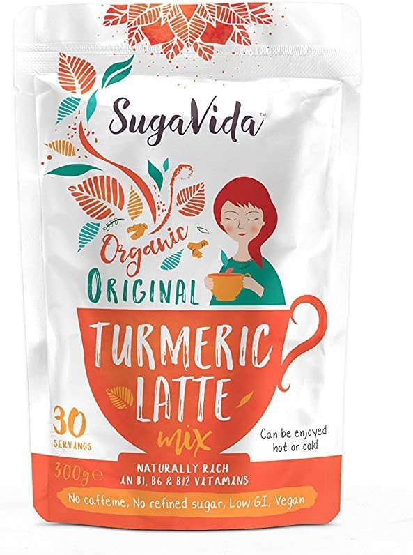 SugaVida Organic Original Flavour Turmeric Latte Mix, 300 g