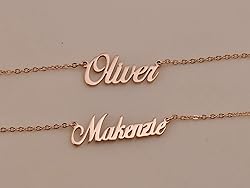 GR35Z9 Customized Unique Nameplate Jewelry My Name