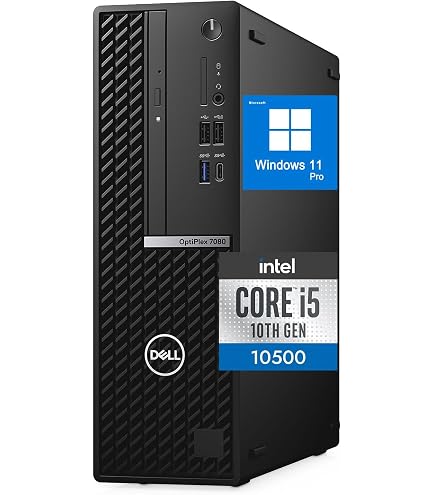 Amazon.com: Dell Optiplex 7070 SFF Desktop PC, Core i5-9500, 16GB