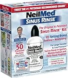 NeilMed Sinus Rinse, Premixed 50 Sachets, Pack of 2