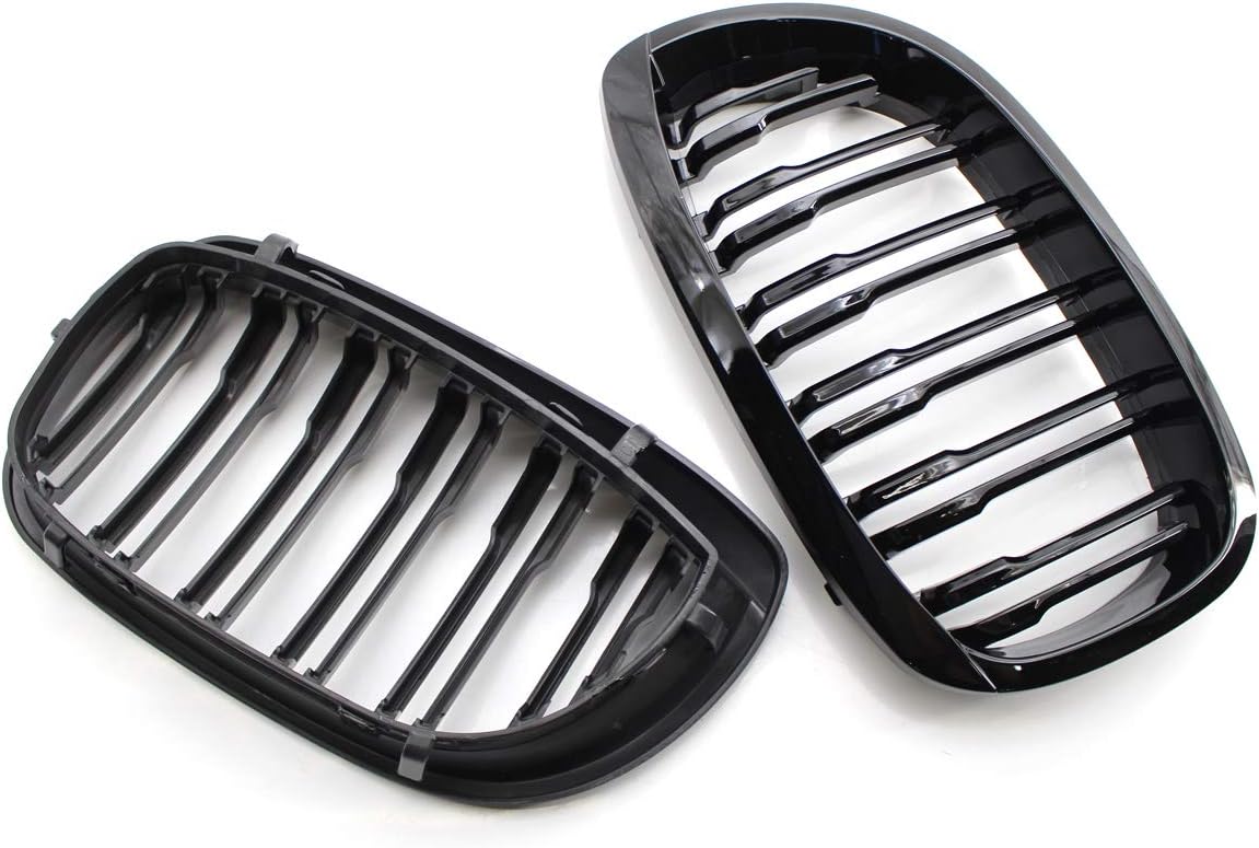 Griglie Anteriori Doppio Rene Per BMW Serie 1 F20/F21 - Nero Lucido, Stile Sportivo - Foto 7