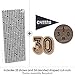 30th Milestone Birthday - Dashingly Aged to Perfection Paper Straw Decor - Birthday Party Striped Decorative Straws - Set of 24