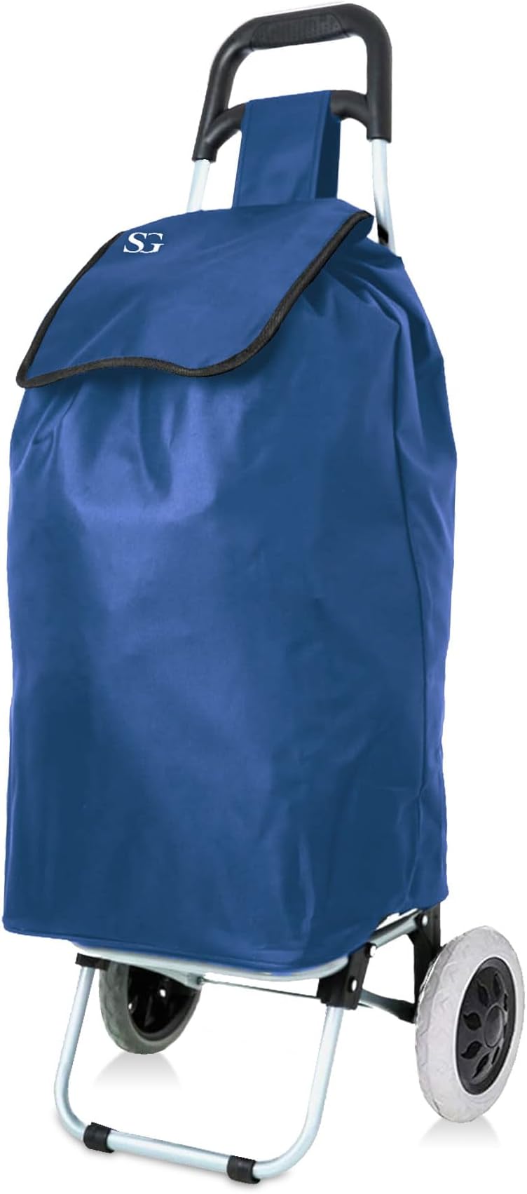 SG Traders 51L Lightweight Shopping Trolley on Wheels Blue