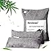Marsheepy 3 Pack Activated Bamboo Charcoal Air Purifying Bags, Shoe Deodorizer Bags Odor Remover, 100% Chemical Free Air Freshener Odor Eliminators for Home, Pets, Car, Closet (200g and 2 pack of 60g)