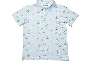 Tipsy Elves Kids and Toddlers Golf Shirts - Athletic Comfort Fit with Quick Dry Material