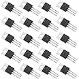 Bridgold 20PCS TIP32C TIP32 PNP Bipolar(BJT) Single Transistor, General Purpose,100V/3A,TO-220AB