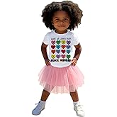 Ritatte Black History Juneteenth Shirts for Toddler Boy Girl Heart Graphic T-Shirt Inspirational Historical Figures Tee Top