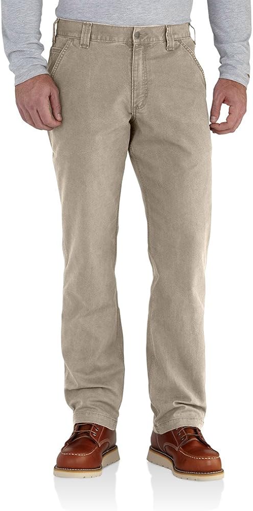 Carhartt Men's Rugged Flex Rigby Dungaree Pant: Clothing
