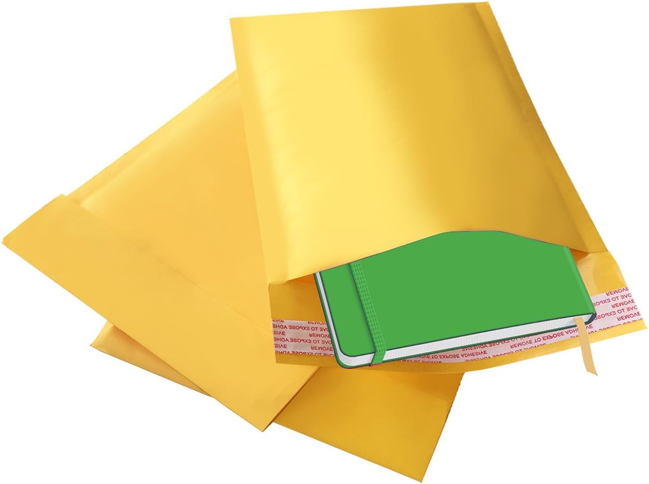 Bubble Mailer Envelopes - 25 Pack 6 x 10-inch ShipQuick Bubble Mailer Envelopes with Hot Melt Glue Adhesive - Lightweight, Strong Envelope Bags with Bubble Padding - Thick & Flexible Envelopes