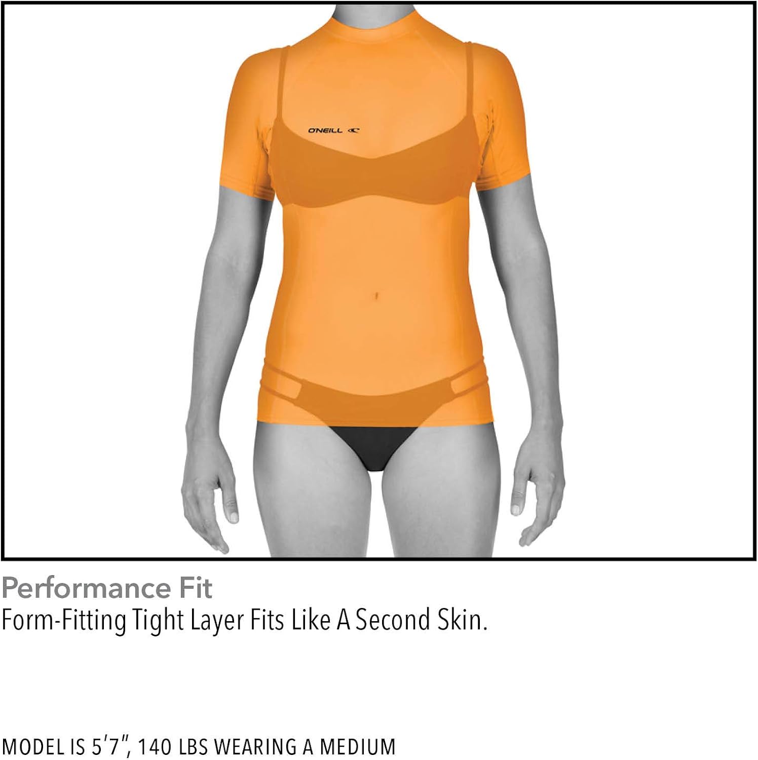 O'Neill Women's Basic Skins Upf 50+ Long Sleeve Rash Guard: Clothing