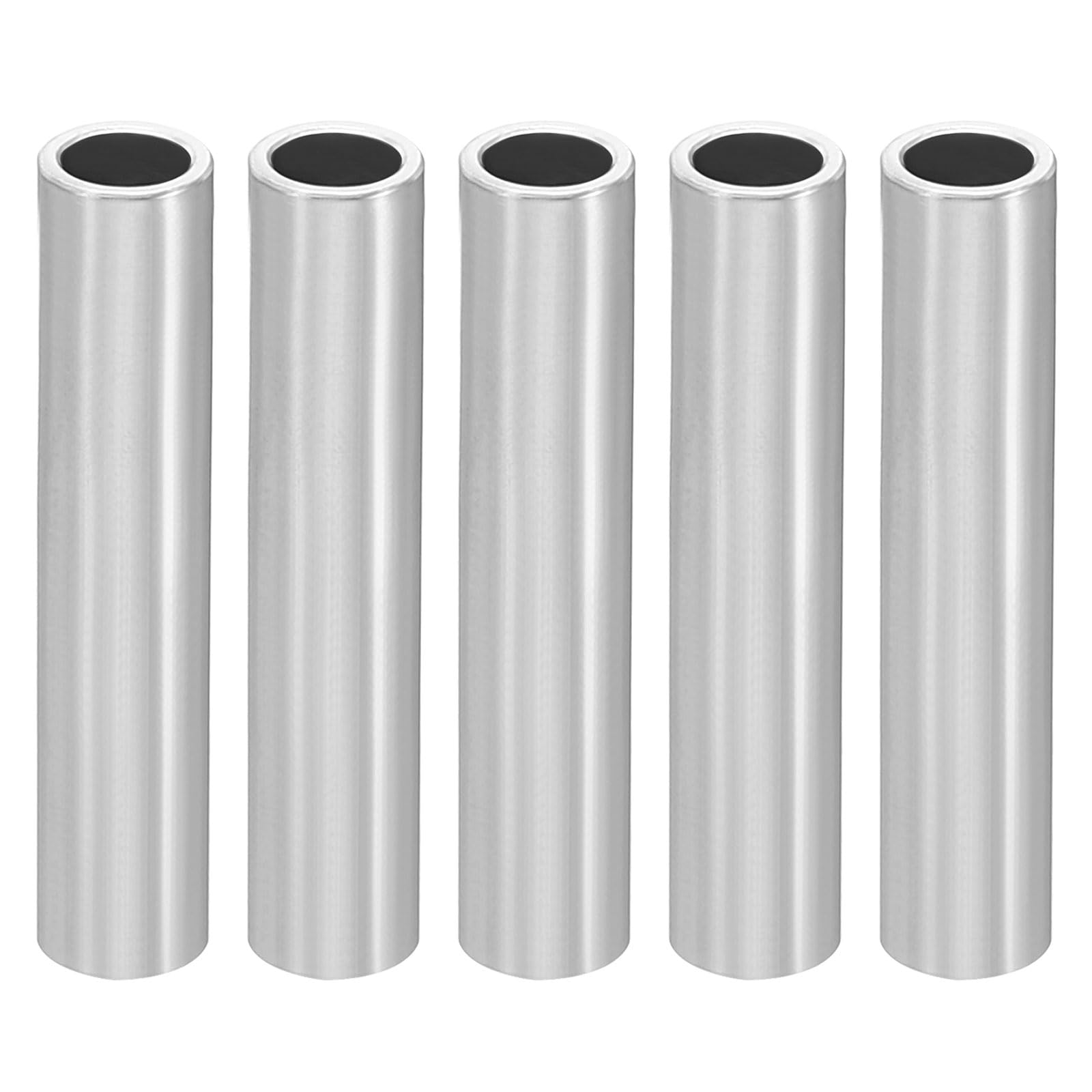 PATIKIL M4 Aluminum Spacers, 5 Pcs Metal Spacer Aluminum 4.1mm ID x 6mm OD x 30mm L Aluminum Spacer Screw Standoff Round for 5/32inch or M4 Screw Bolts