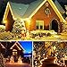 Solar Christmas Lights ,Solarmks Fairy Decorative Christmas Solar String Lights 72ft 200 LED Lights for Outdoor, Thanksgiving Decorations (Warm White)
