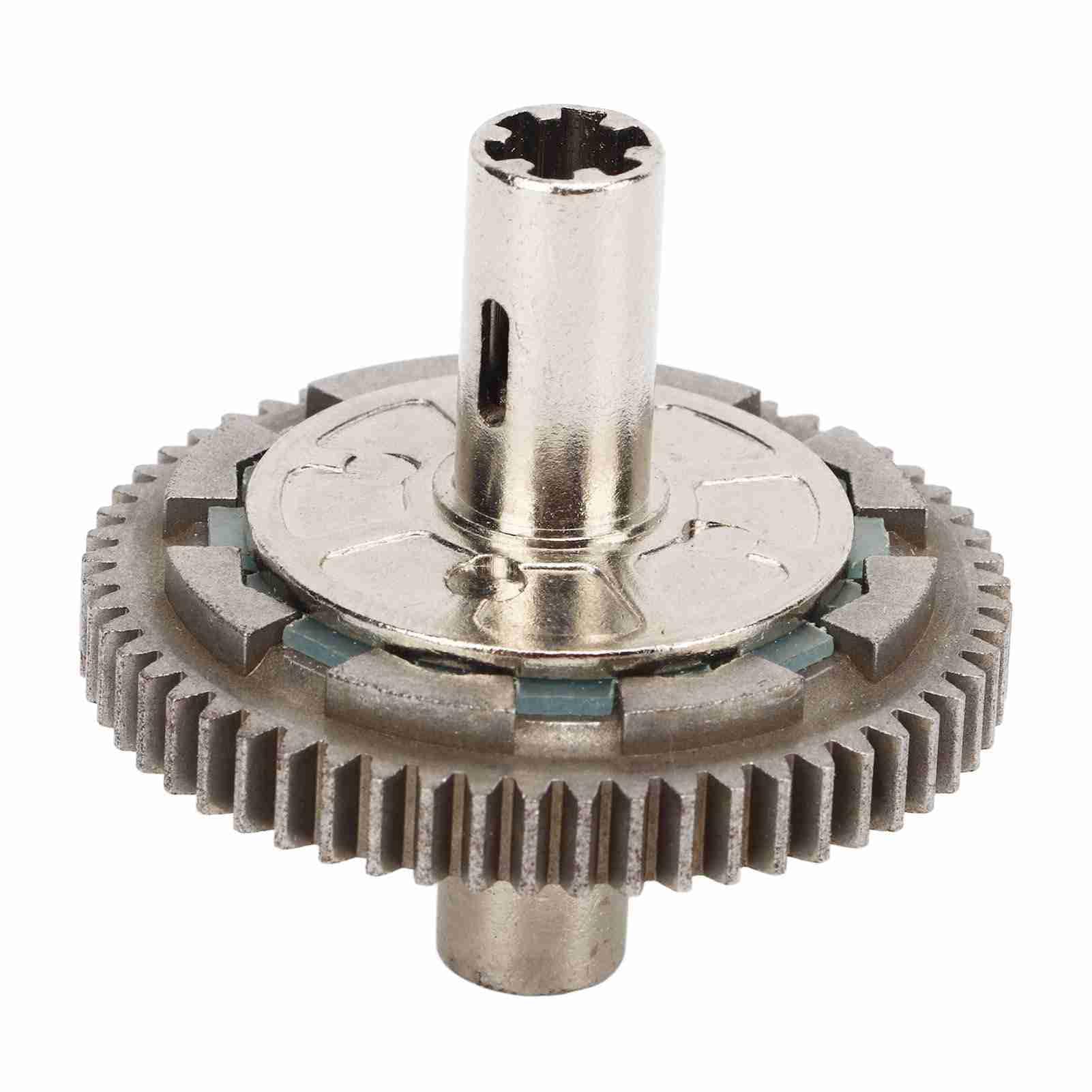 Lybunair 57T 0.8Mod Slipper Set Metal Steel Slipper Clutch Spur Gear for 1/10 1/8 RC Car, Silver