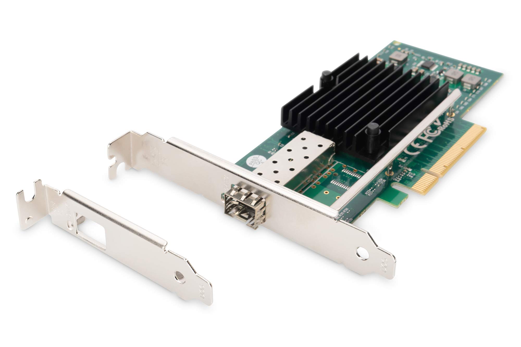 DIGITUS IO card - PCIe - SFP+ network card - 1-port - 10 Gigabit Ethernet - 10 Gbit/s - PCI-Express