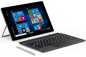 ALLDOCUBE iWORK20 2-in-1 Laptop, Tablet PC with Keyboard (and Stylus Pen), 10.1" Windows Tablet, Intel N4020 CPU, 4GB RAM/128