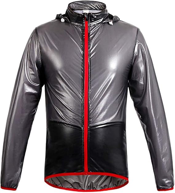 Regenjacke Herren/Damen Wasserdicht - Leichte Outdoorjacke Mit Kapuze