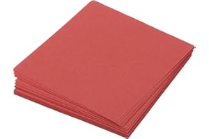 MECCANIXITY 50 Sheet Origami Paper Double Sided Bright Red 2.5x2.5 Inch Square Sheet for Art Craft Project, Beginners, Gift D