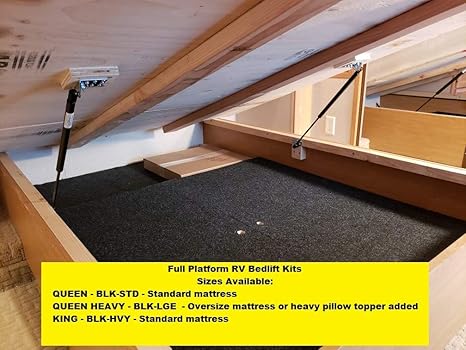 Hatchlift Products Rv Bedlift Kit King Heavy King Particle Board Deck