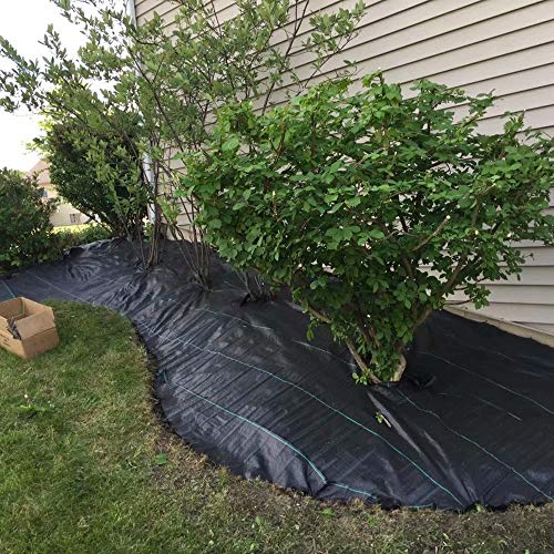 OriginA Garden Landscape Fabric Pro Commercial Weed Barrier Heavy Duty Driveway Gardening Mat Polypropylene Ground Cover Flower Vegetable Raised Beds Lawn Yard Landscaping Cloth Black, 6.5x100ft - Thumbnail 3
