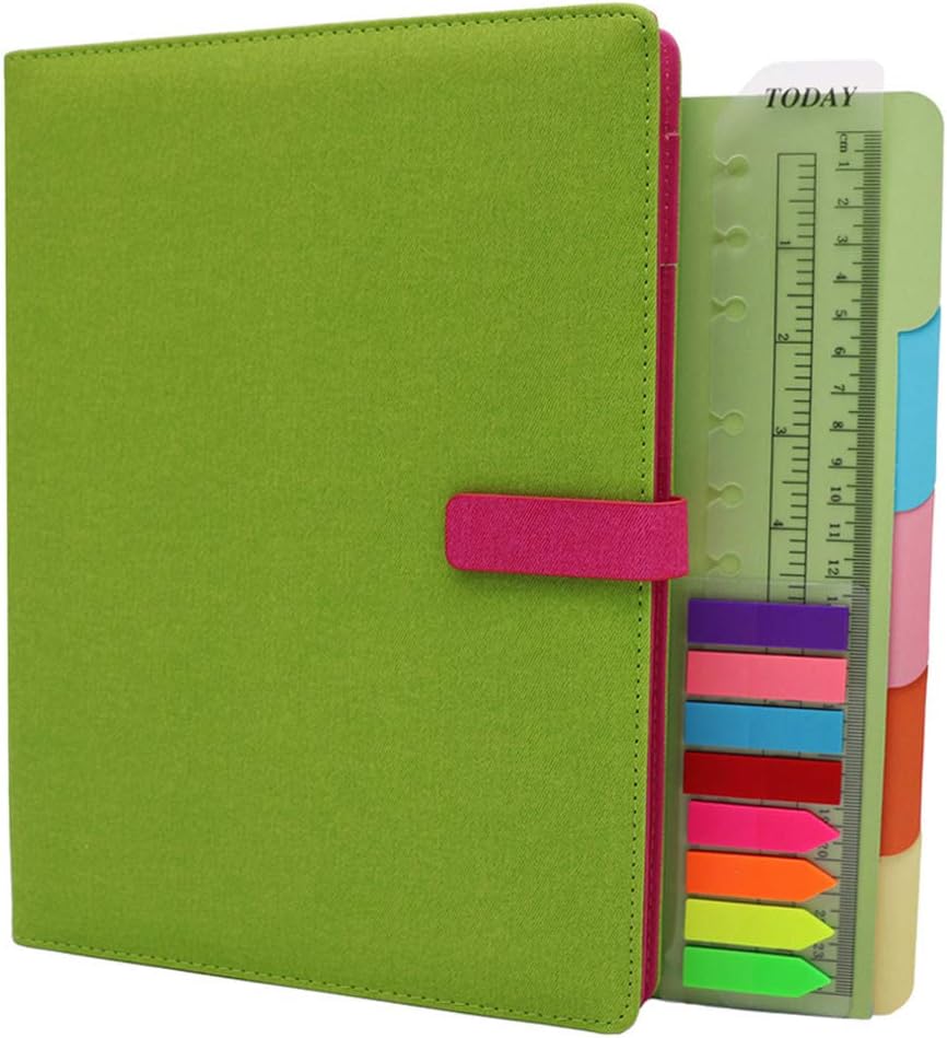 Refillable Notebooks B5, Personal Organiser Cloth Cover Journal for