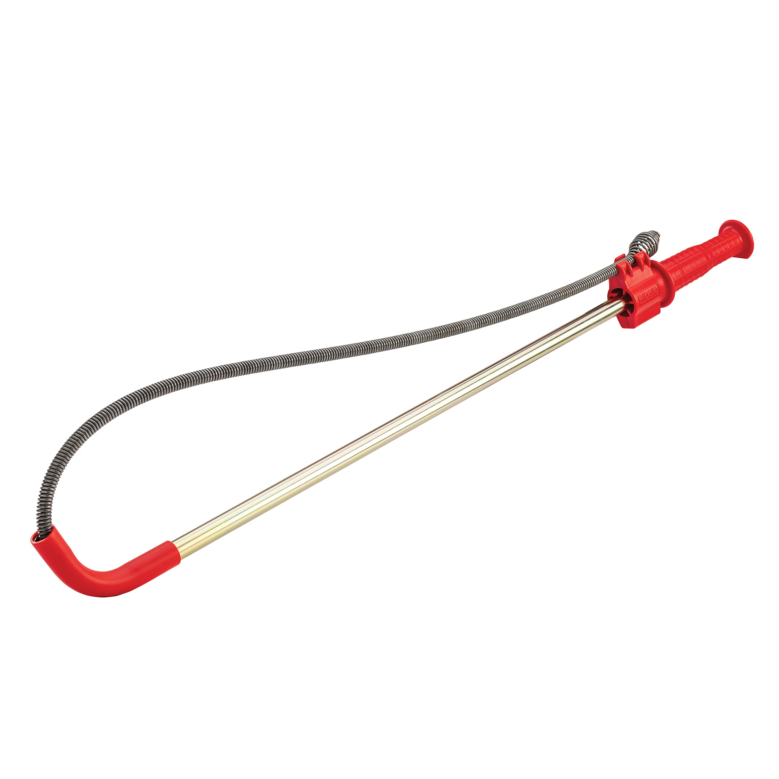 RIDGID 59787 K-3 Toilet Auger, 3-Foot Toilet Auger Snake with Bulb Head to Clear Clogged Toilets
