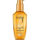 L'Or&eacute;al Paris Elvive Extraordinary Oil Miracle Hair Serum, Intense Nourishment, Up to 6x more Shine, up to 230&deg; heat protection, suitable for all hair types, 100ml