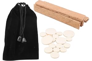 Clarinet Repair Tools Accessory Kits Bb Key 17Pcs Sound Hole Pads + 10Pcs Cork Sheets