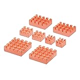 Geekworm Heatsink CPU Cooler for Raspberry Pi, 8PCS