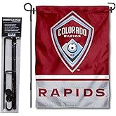 Colorado Soccer Garden Flag with Stand Pole Holder