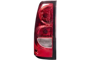 MiKaFex Left Driver Side Rear Tail Light Assembly Compatible With 2003-2006 Chevy Silverado 1500 2500 3500 Factory Style Tail Light Rear Brake Lamps OE Replacement Taillights Pair with bulbs（L）