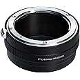 Fotasy Nikkor F Mount Lens to Cannon EF-M Adapter, NK F Mount EFM, EFM NK Adapter, Compatible with Canon EF M Mount Mirrorless Cameras EOS M M2 M3 M5 M6 M6 Mark II M10 M50 M100 M200 M200