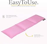 Qomfor Microwavable Wheat Bag Pink Lavender Scent 3 Chambers 700g view 3