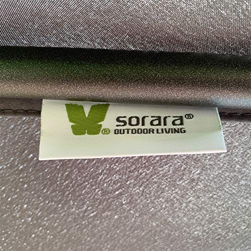 SORARA Rechteckiger Balkonschirm | 160 x 200 cm – Bild 8